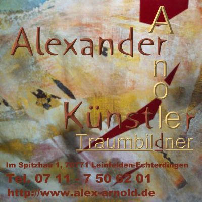 Visitenkarte Alex Arnold - K&uuml;nstler, Traumbildner